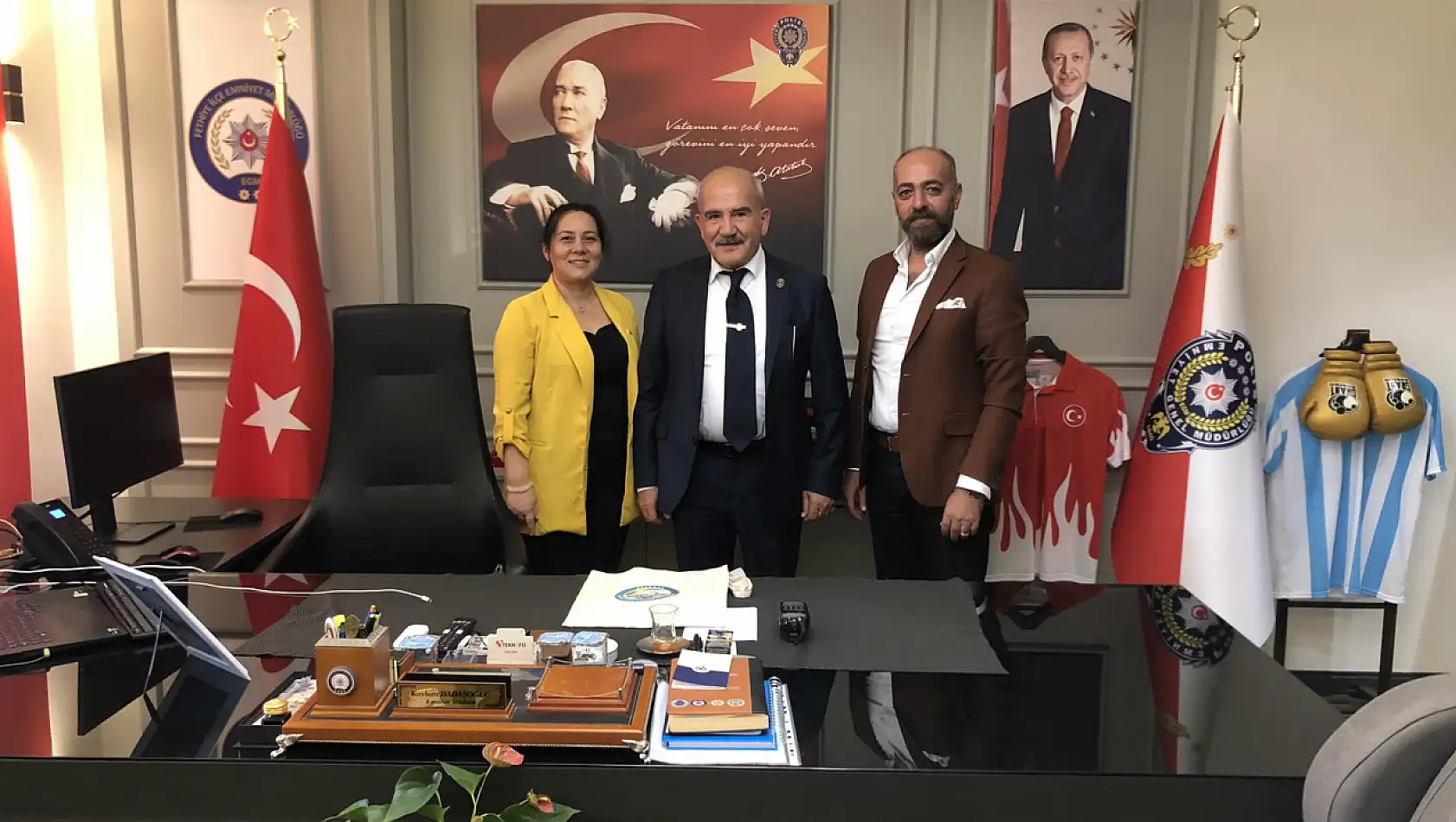 Karakuş ve Sungur'dan Müdür Dadaşoğlu'na Ziyaret