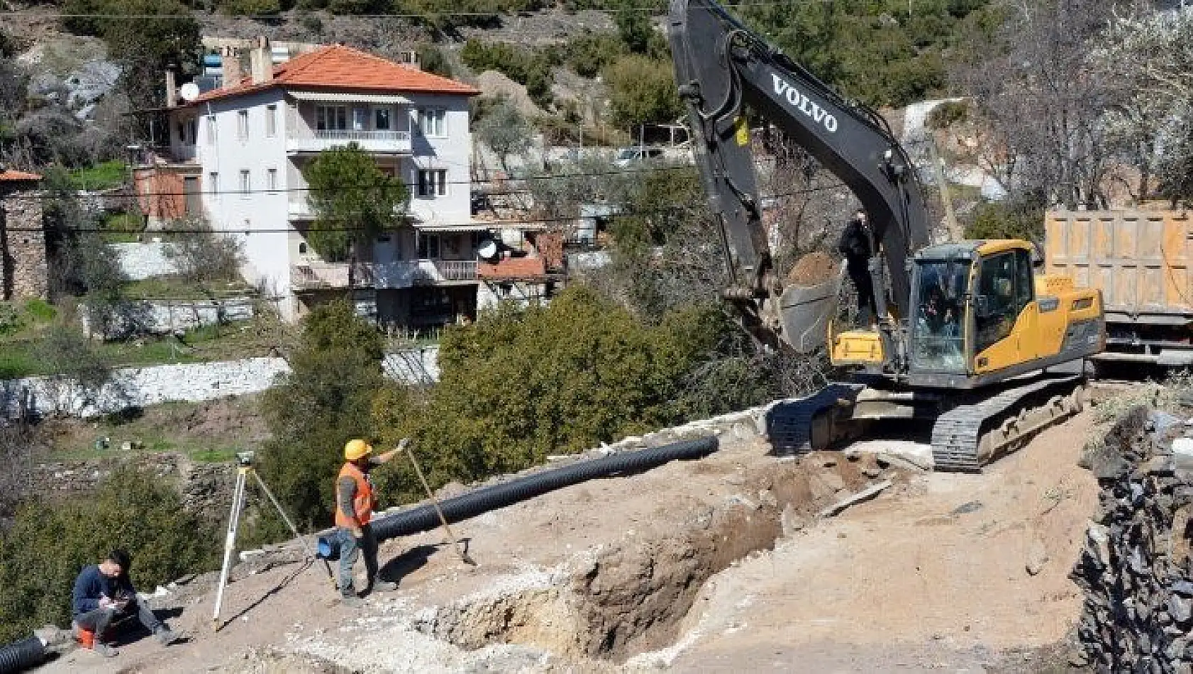 Kavaklıdere'de parsel bağlantılarına başladı