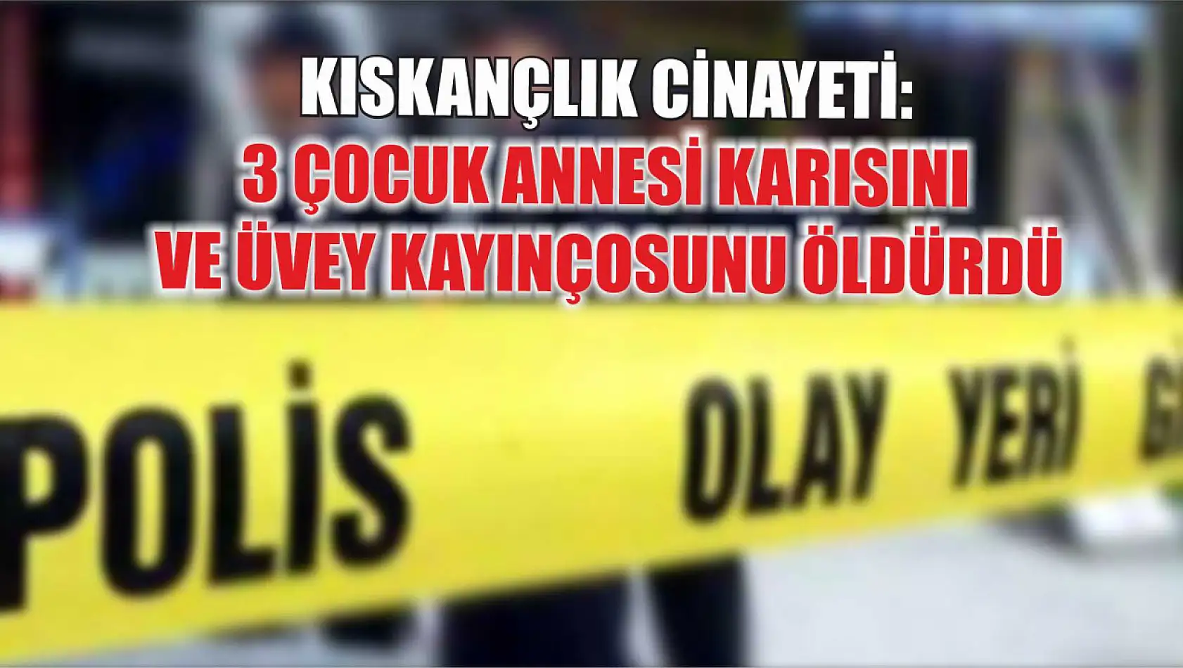 Kıskançlık cinayeti: 3 çocuk annesi karısını ve üvey kayınçosunu öldürdü