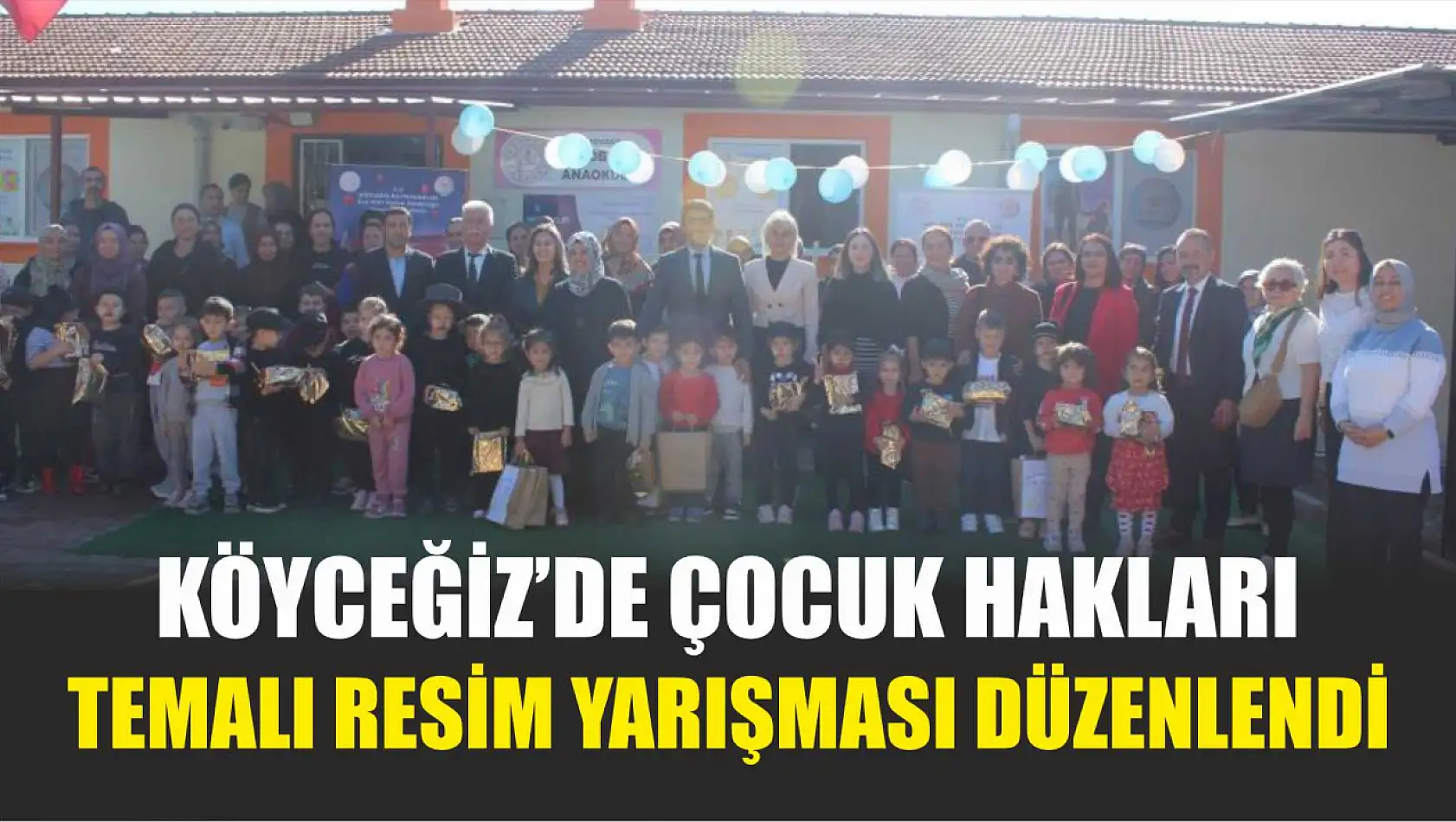 Köyceğiz'de çocuk hakları temalı resim yarışması düzenlendi