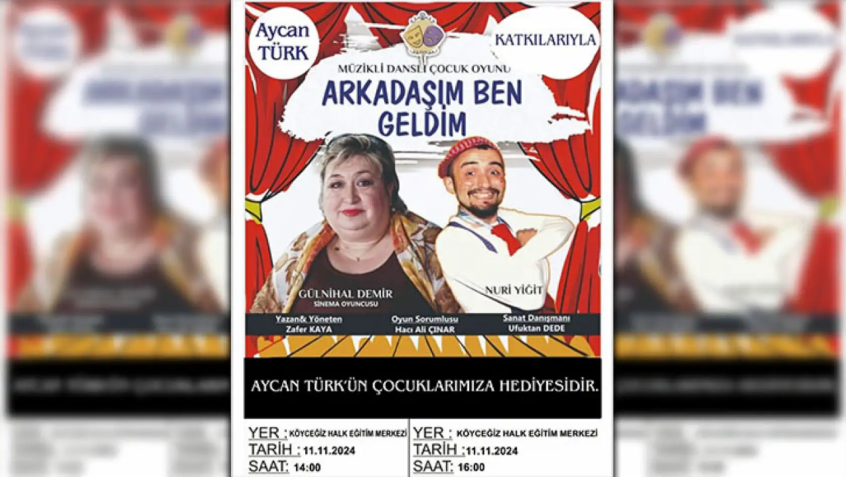 Köyceğiz'de çocuklar ara tatilde tiyatroya doyacak