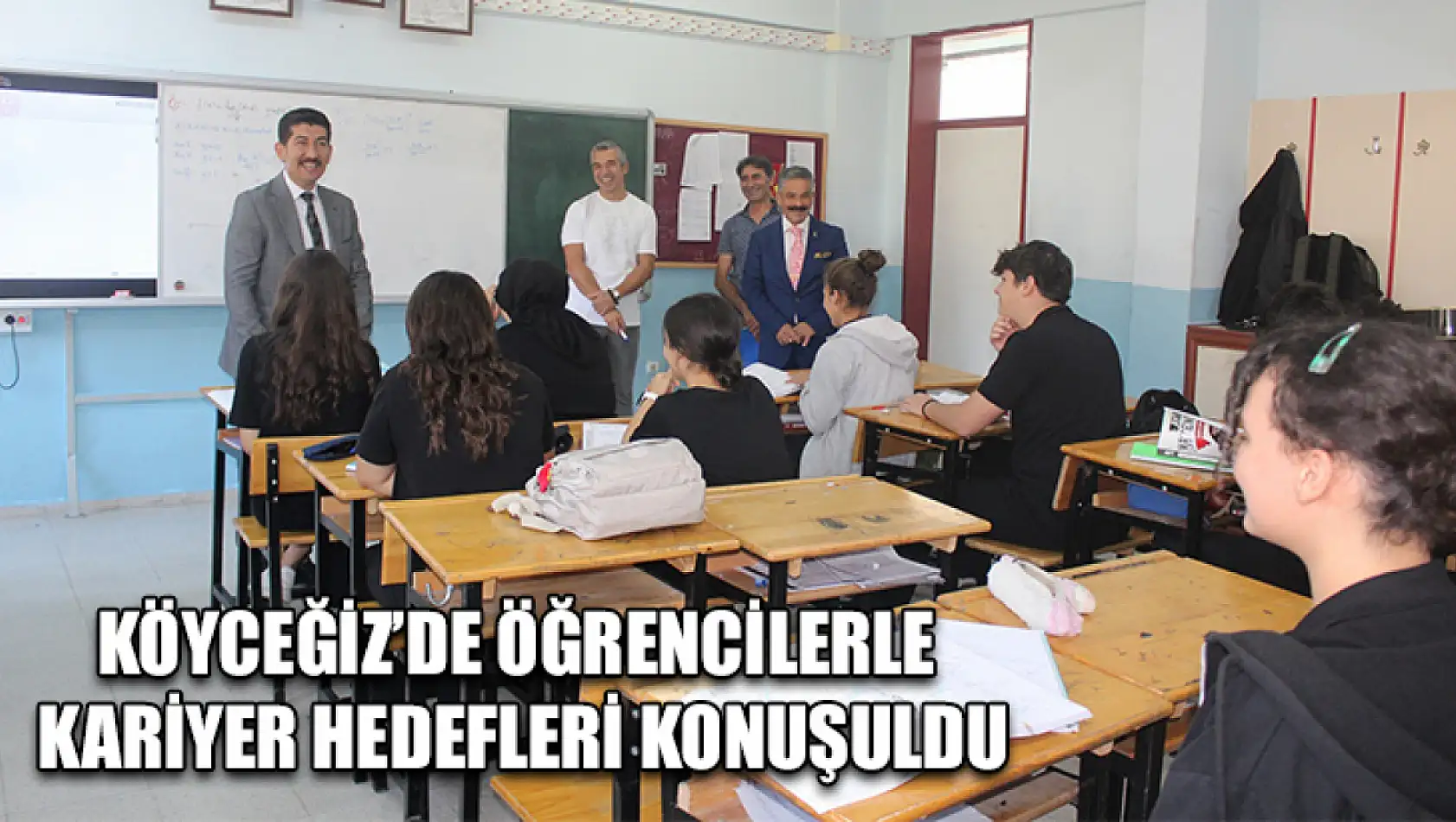 Köyceğiz'de öğrencilerle kariyer hedefleri konuşuldu