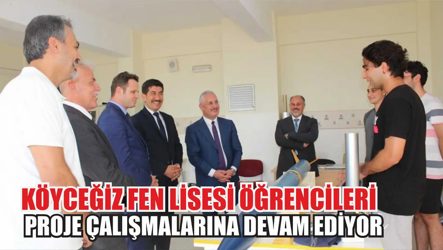 Köyceğiz Fen Lisesi öğrencileri proje çalışmalarına devam ediyor