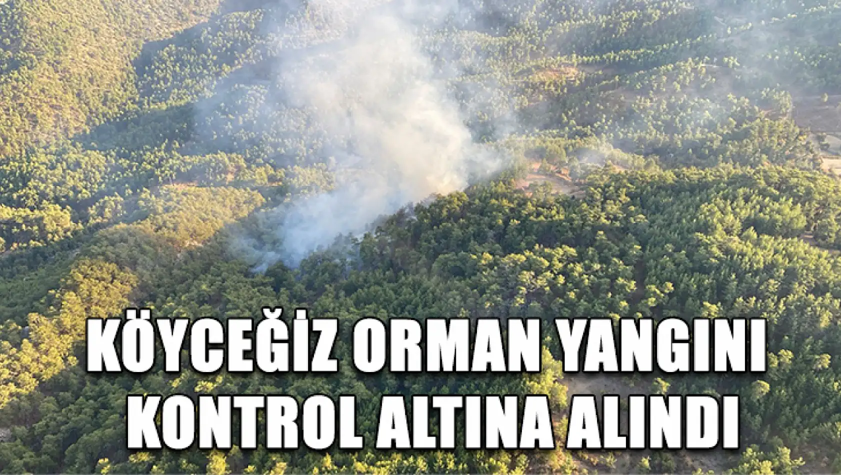 Köyceğiz orman yangını kontrol altına alındı