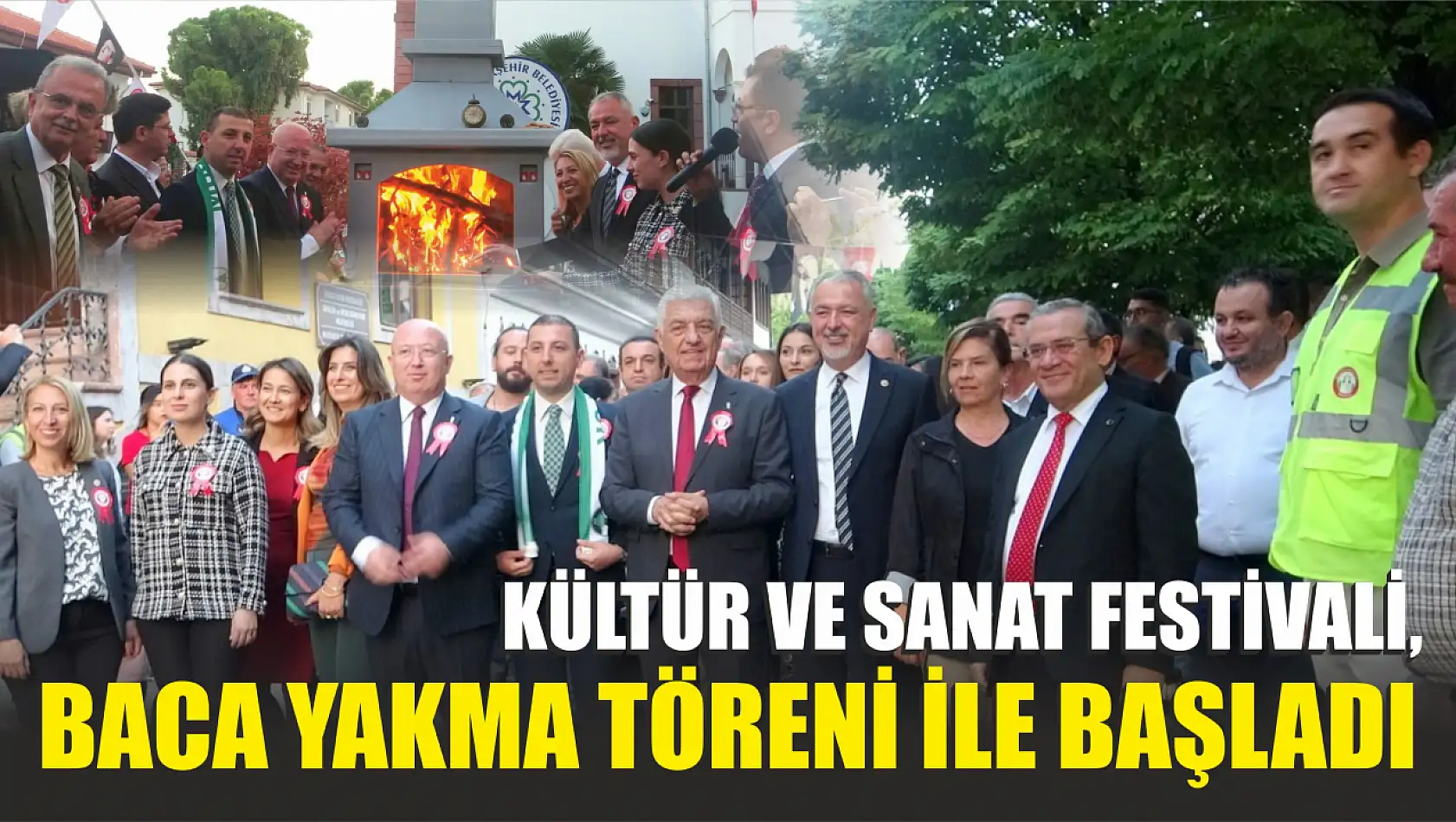 Kültür ve Sanat Festivali'nde baca yakma töreni