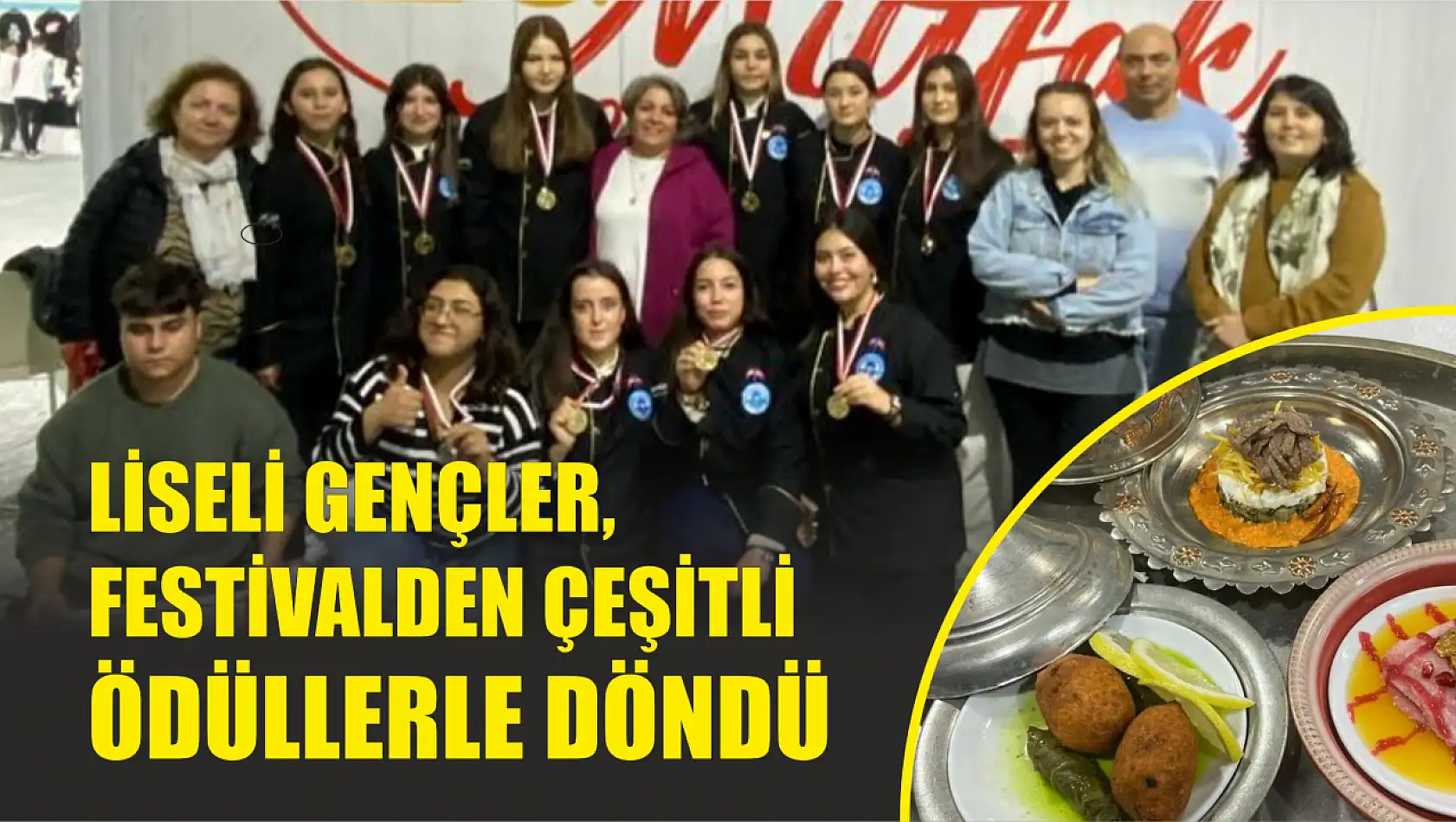 Liseli gençler, festivalden çeşitli ödüllerle döndü