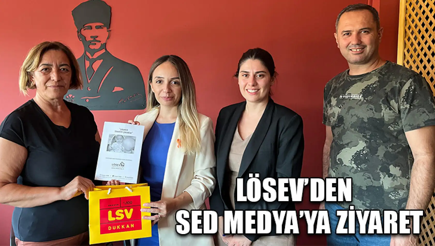 LÖSEV'den  SED Medya'ya Ziyaret