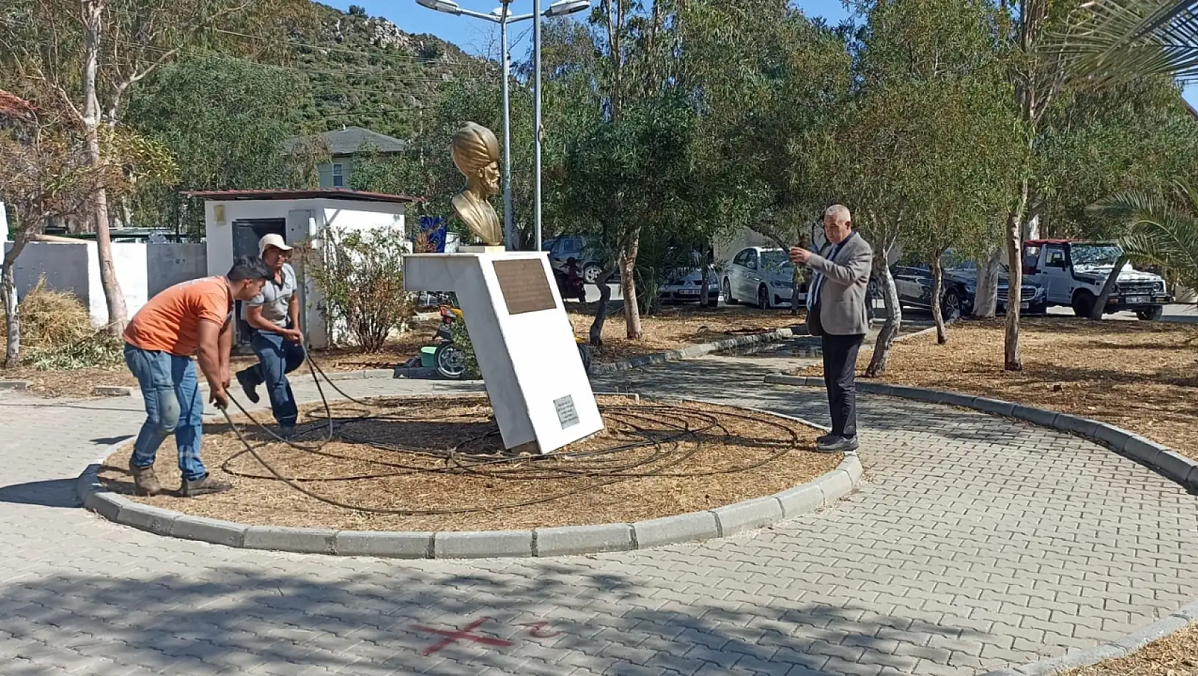 Marmaris'te Söğüt Piri Reis Parkı yenileniyor