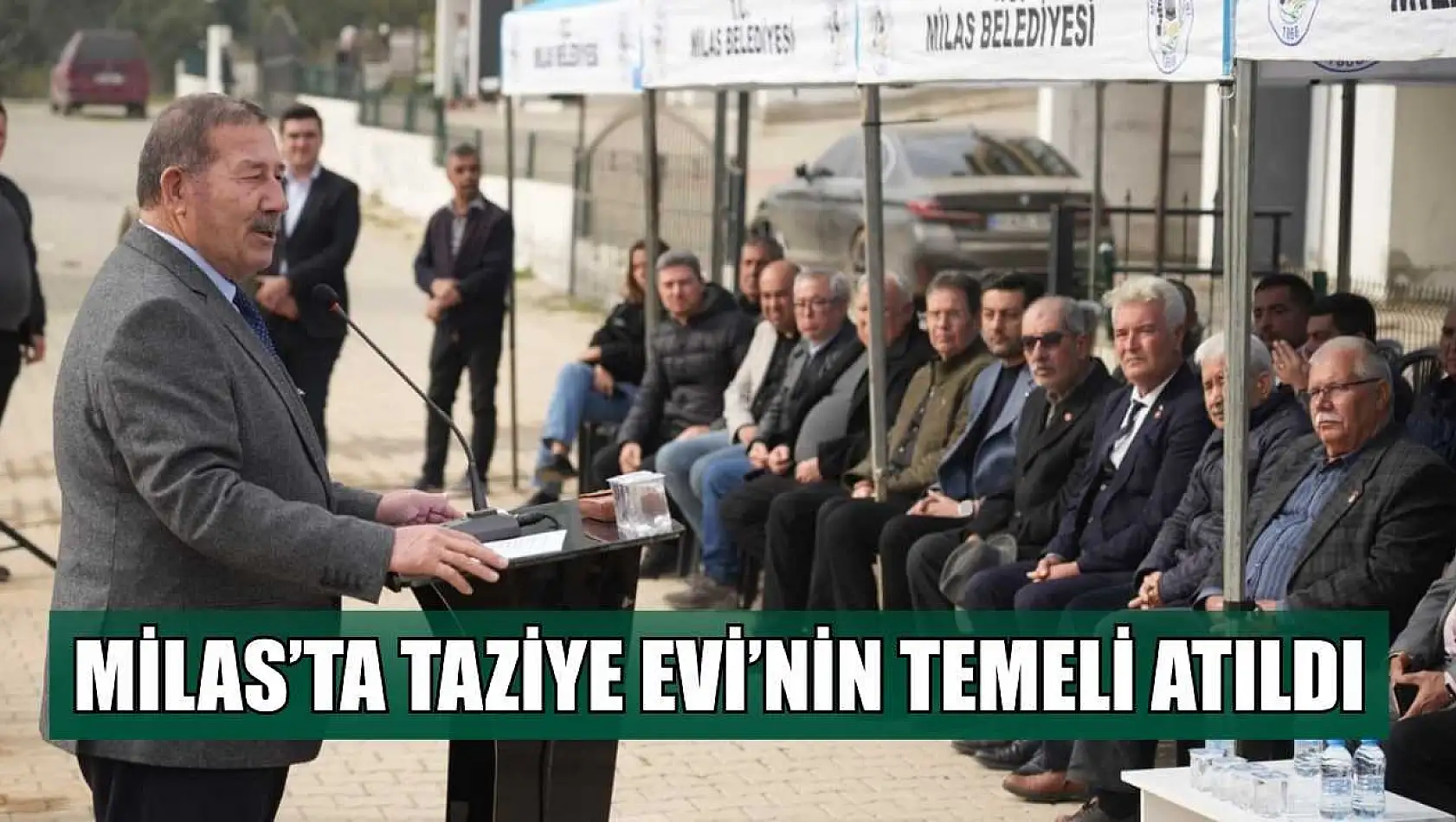 Milas Belediyesi Taziye Evi'nin temeli atıldı