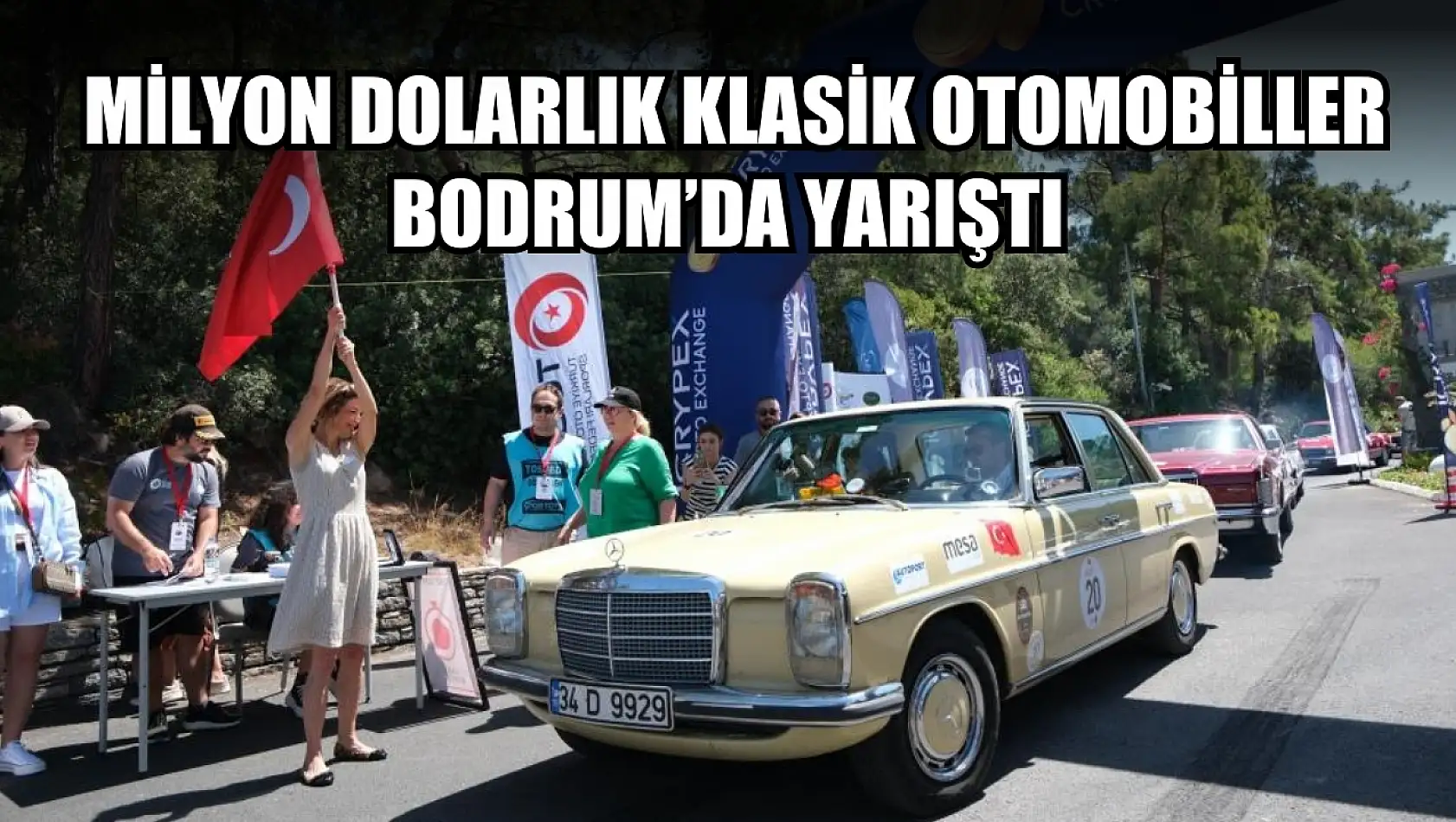 Milyon dolarlık klasik otomobiller Bodrum'da yarıştı