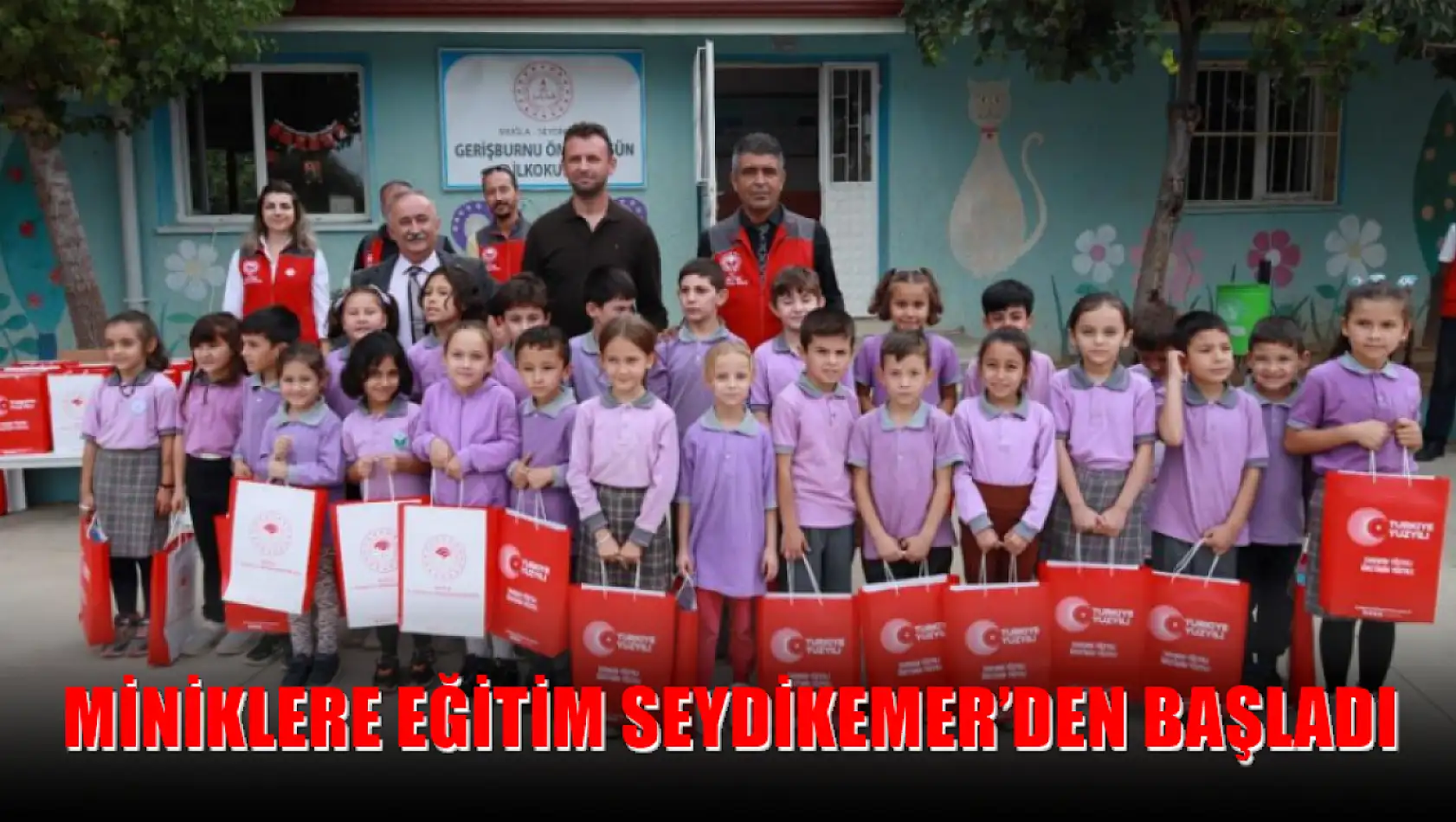 Miniklere eğitim Seydikemer'den başladı