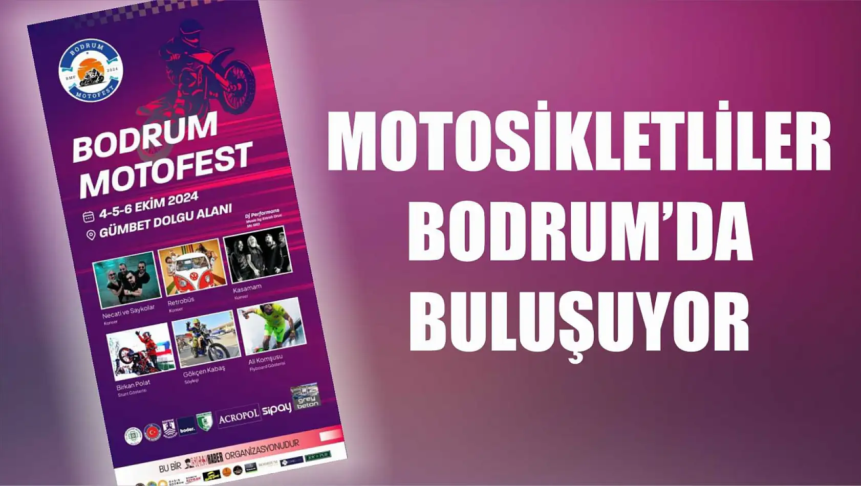 Motosikletliler Bodrum'da buluşuyor