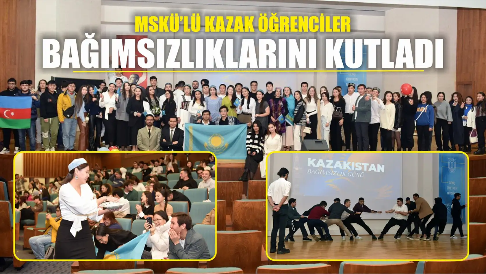 MSKÜ'lü Kazak öğrenciler bağımsızlıklarını kutladı