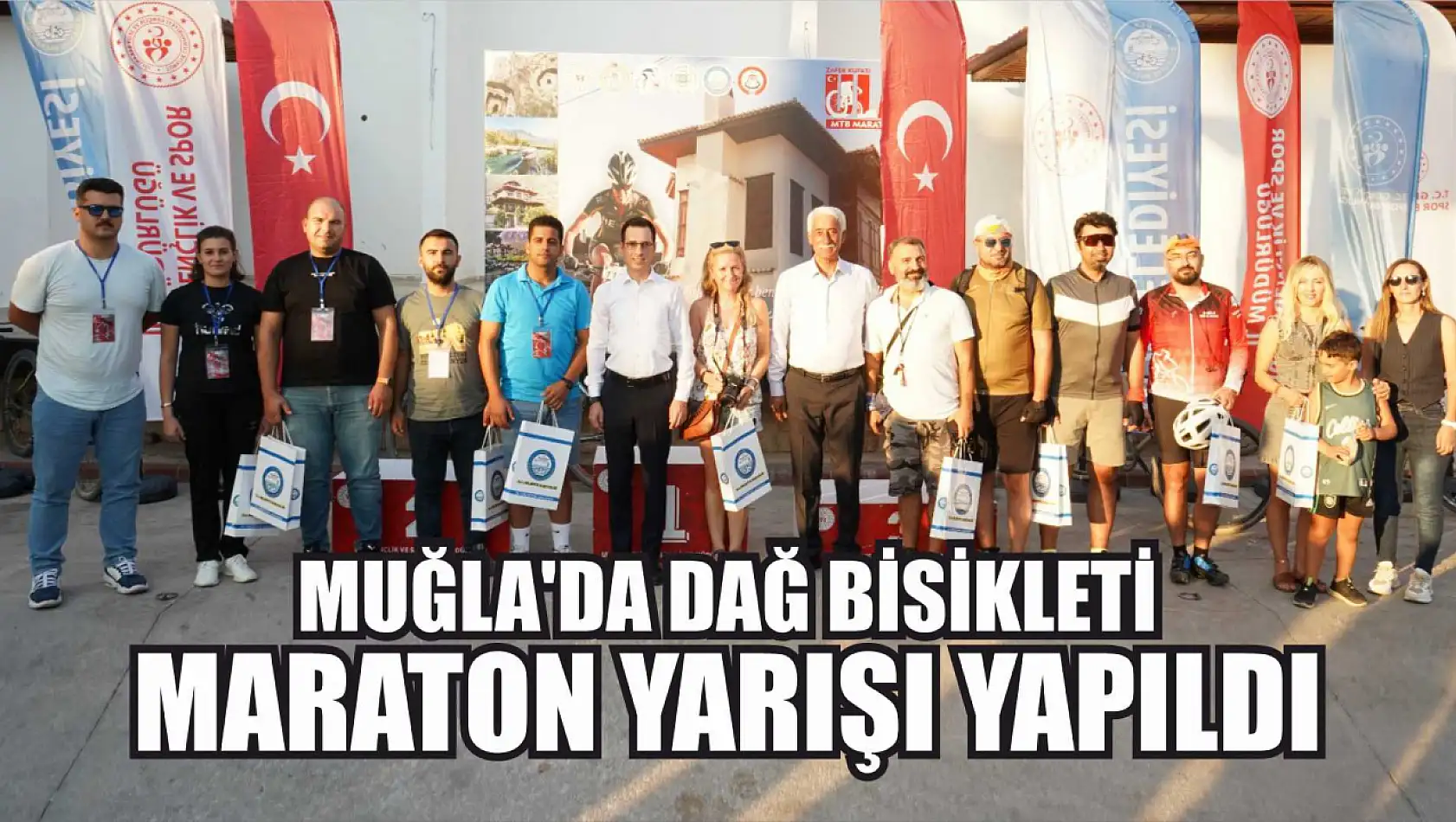 Muğla'da Dağ Bisikleti Maraton Yarışı yapıldı