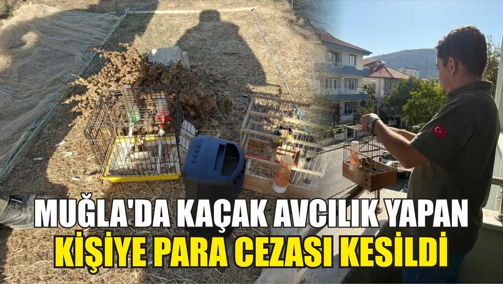 Muğla'da kaçak avcılık yapan kişiye para cezası kesildi