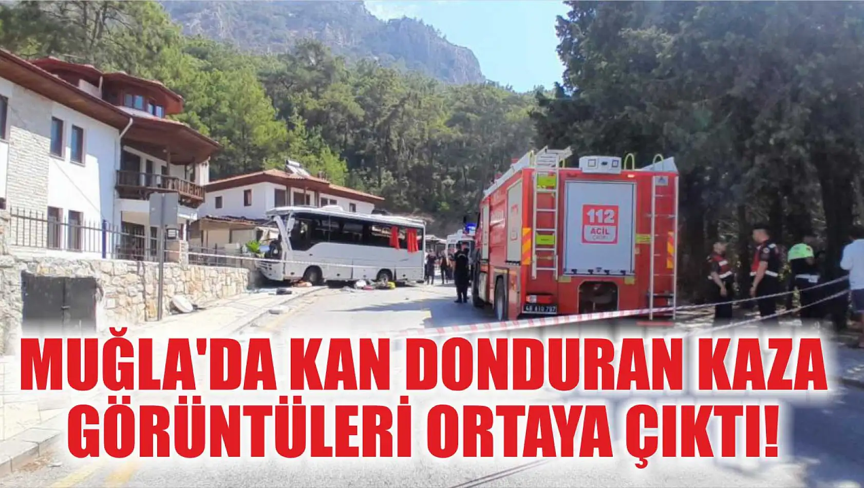 Muğla'da Kan Donduran Kaza Görüntüleri Ortaya Çıktı!