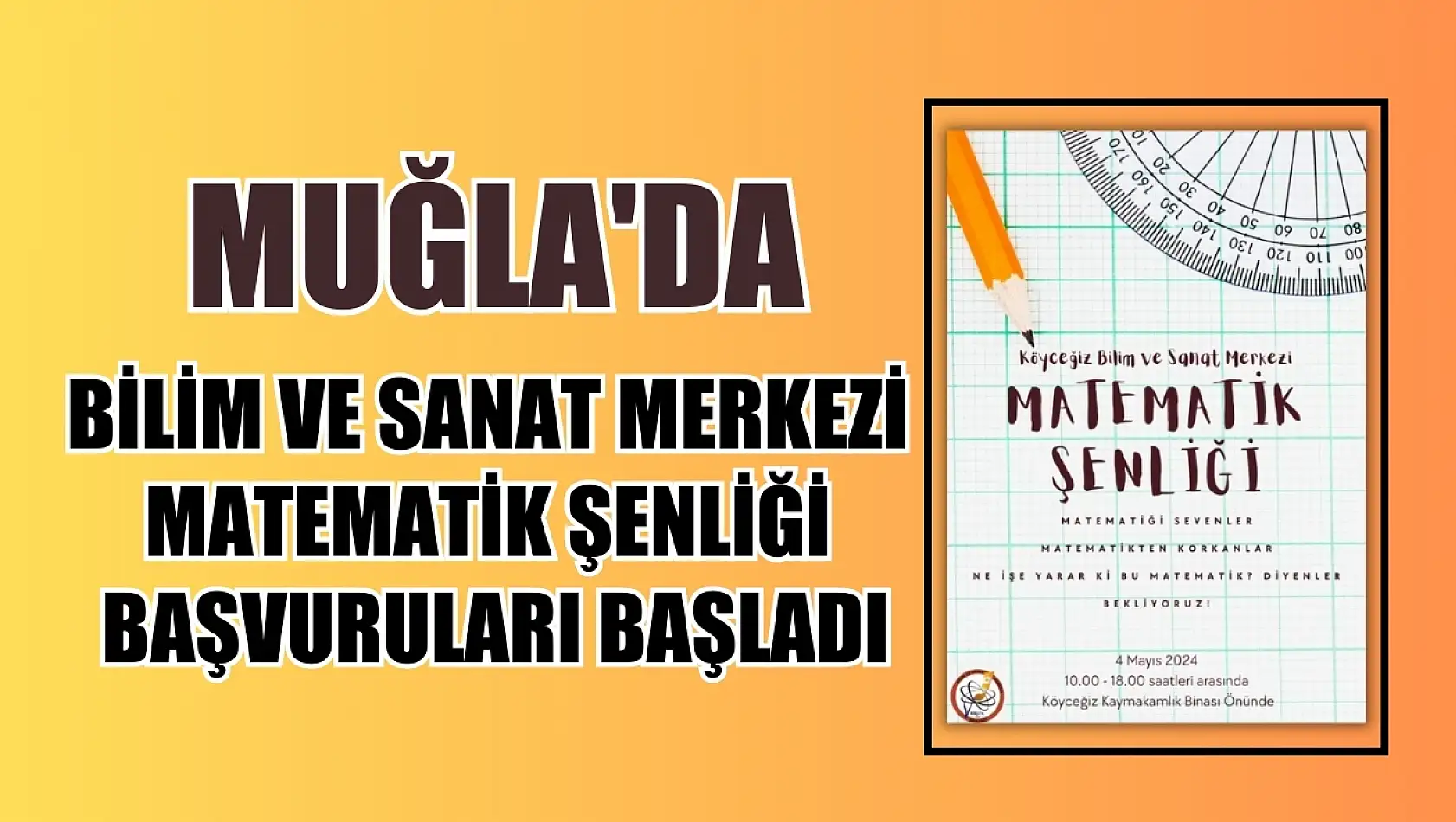 Muğla'da Matematik Şenliği Başvuruları Başladı