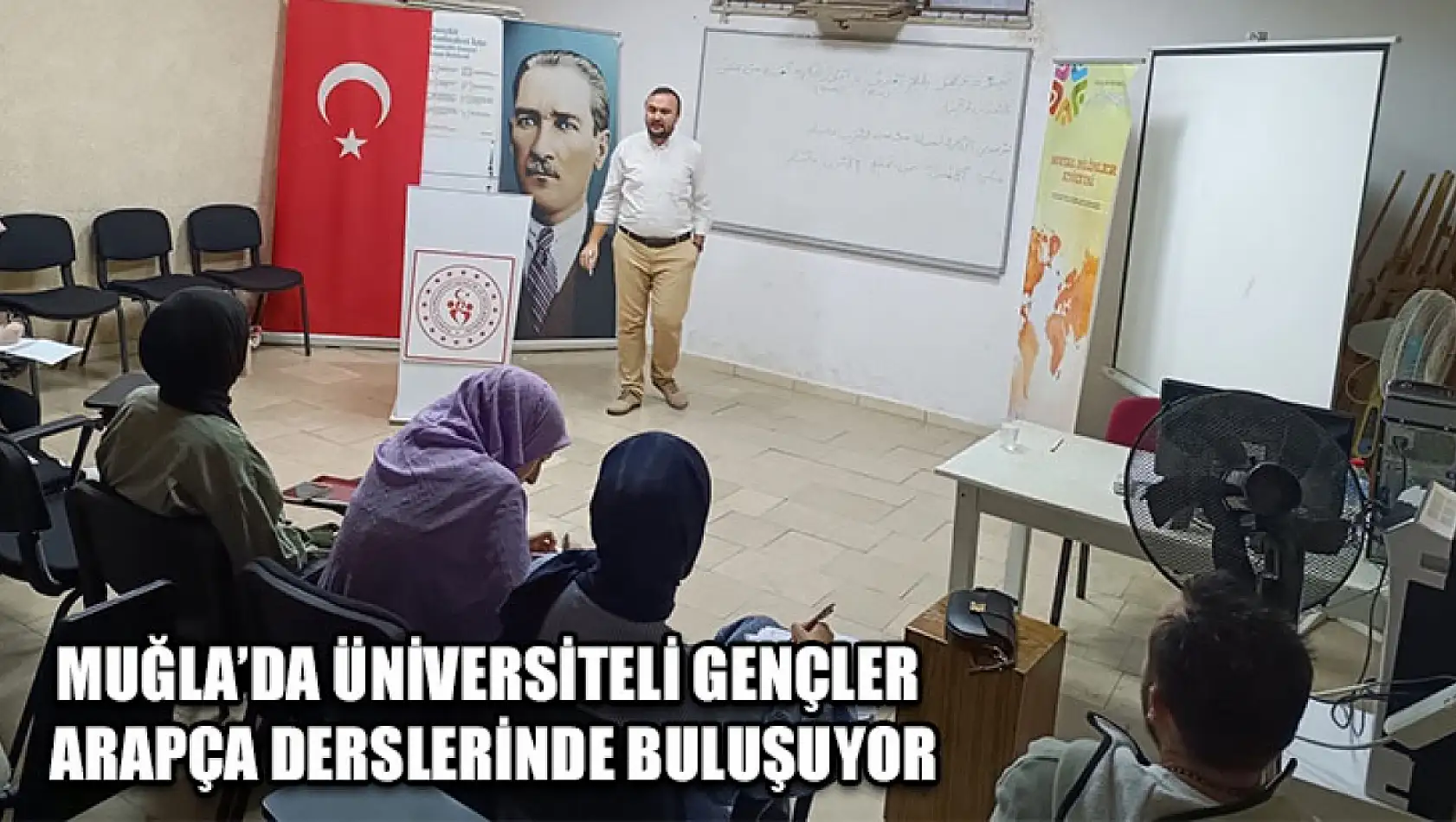 Muğla'da üniversiteli gençler Arapça derslerinde buluşuyor