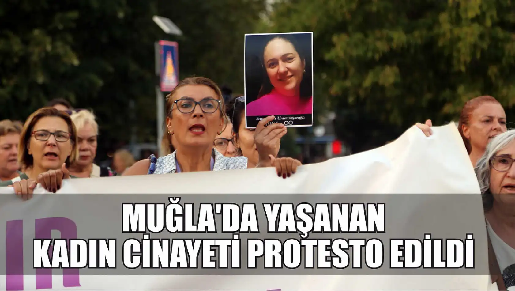 Muğla'da yaşanan kadın cinayeti protesto edildi