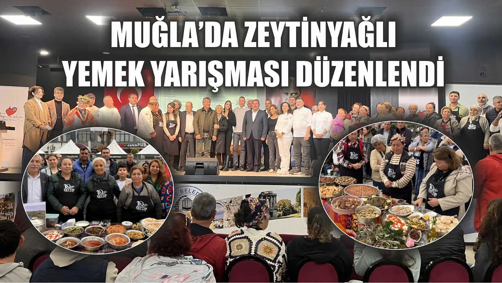 Muğla'da zeytinyağlı yemek yarışması düzenlendi