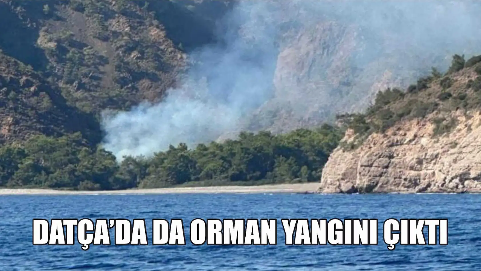 Muğla Datça'da da orman yangını çıktı