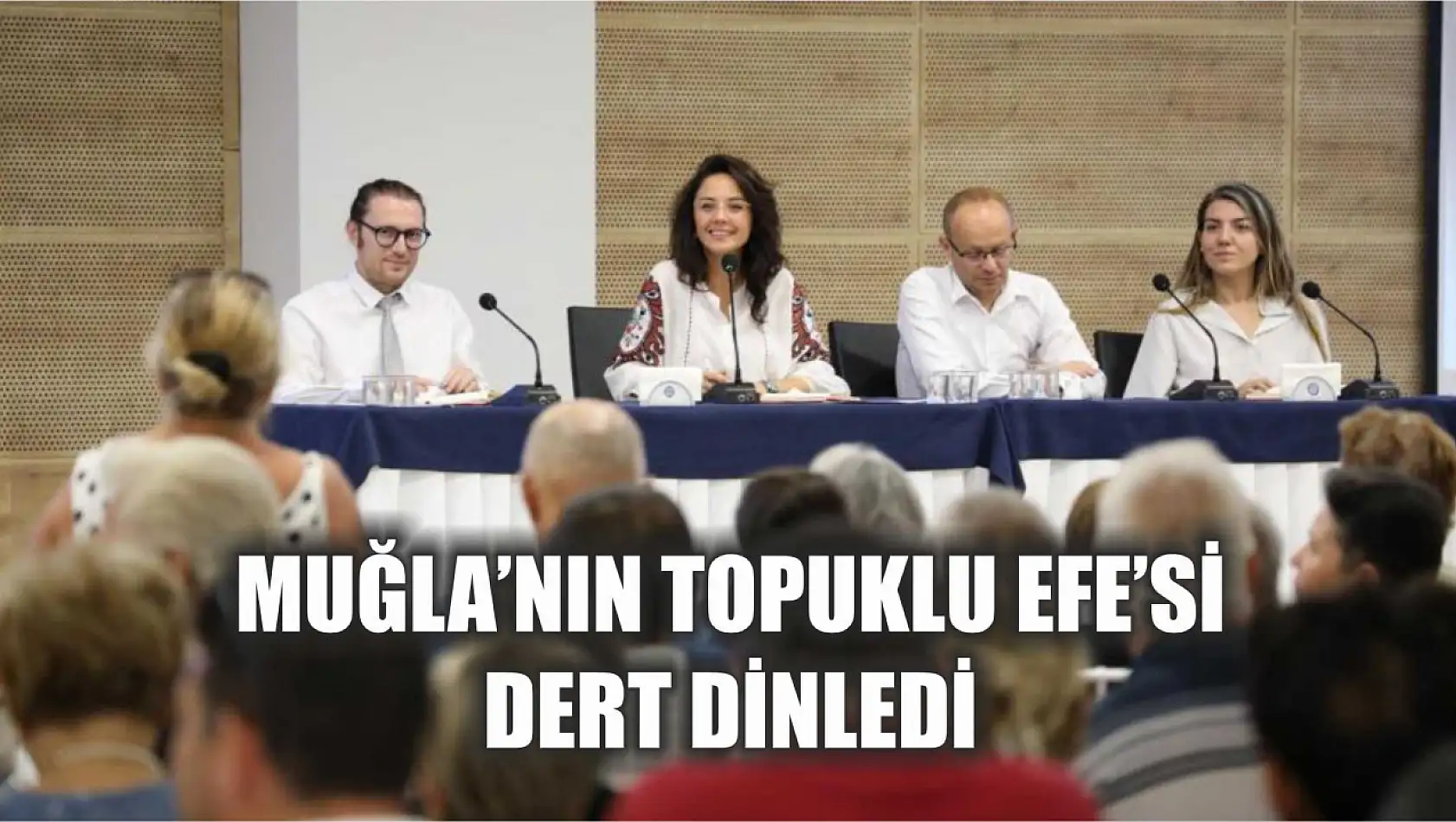 Muğla'nın Topuklu Efe'si dert dinledi