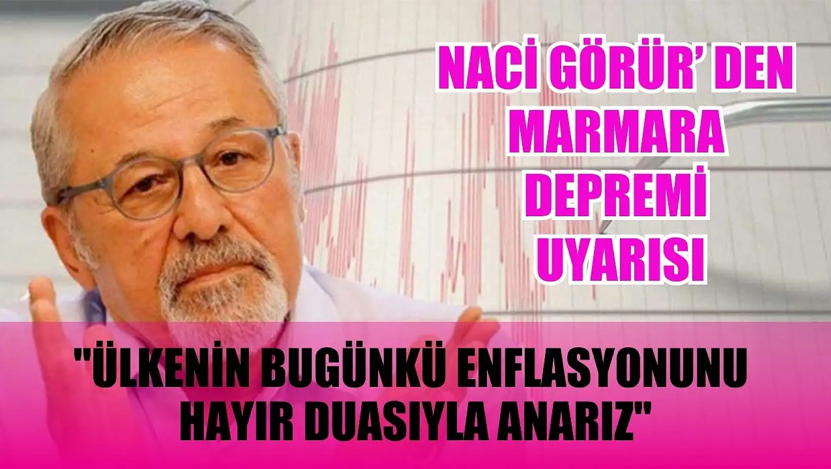 Naci Görür'den Marmara Depremi Uyarısı: