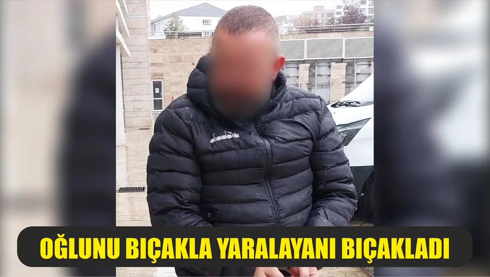 Oğlunu bıçakla yaralayanı bıçakladı