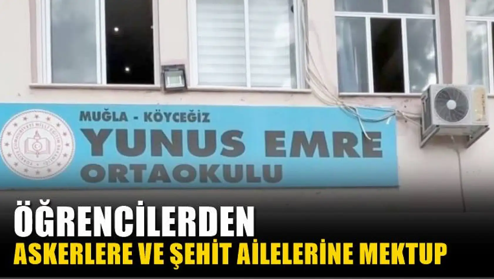 Öğrencilerden askerlere ve şehit ailelerine mektup etkinliği