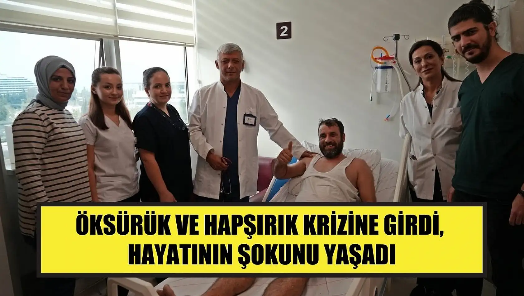 Öksürük ve hapşırık krizine girdi, hayatının şokunu yaşadı