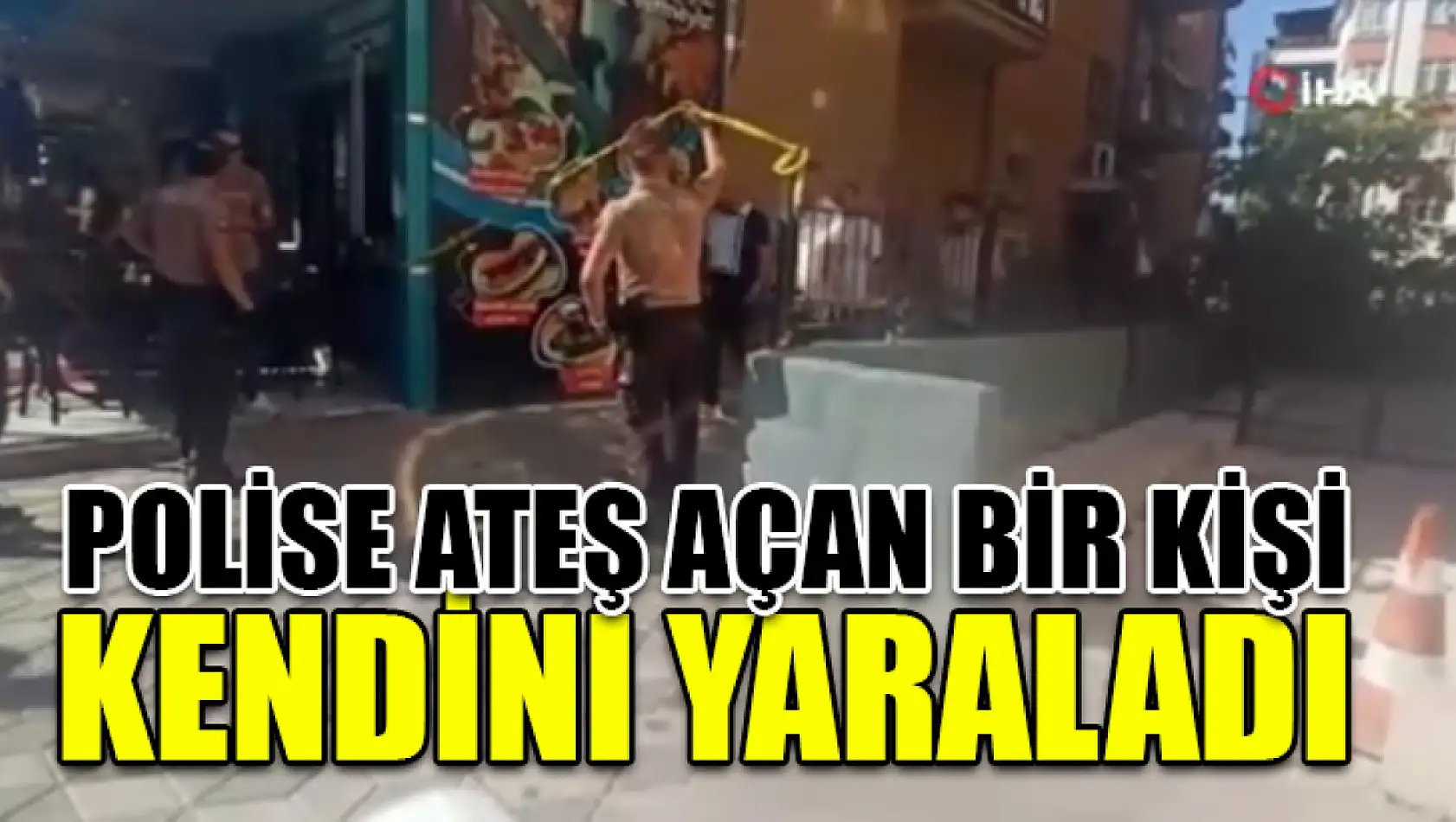 Polise Ateş Açan Bir Kişi Kendini Yaraladı