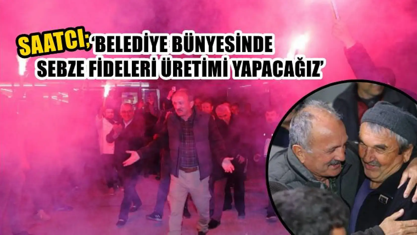 Saatcı 'Belediye Bünyesinde Sebze Fideleri Üretimi Yapacağız'