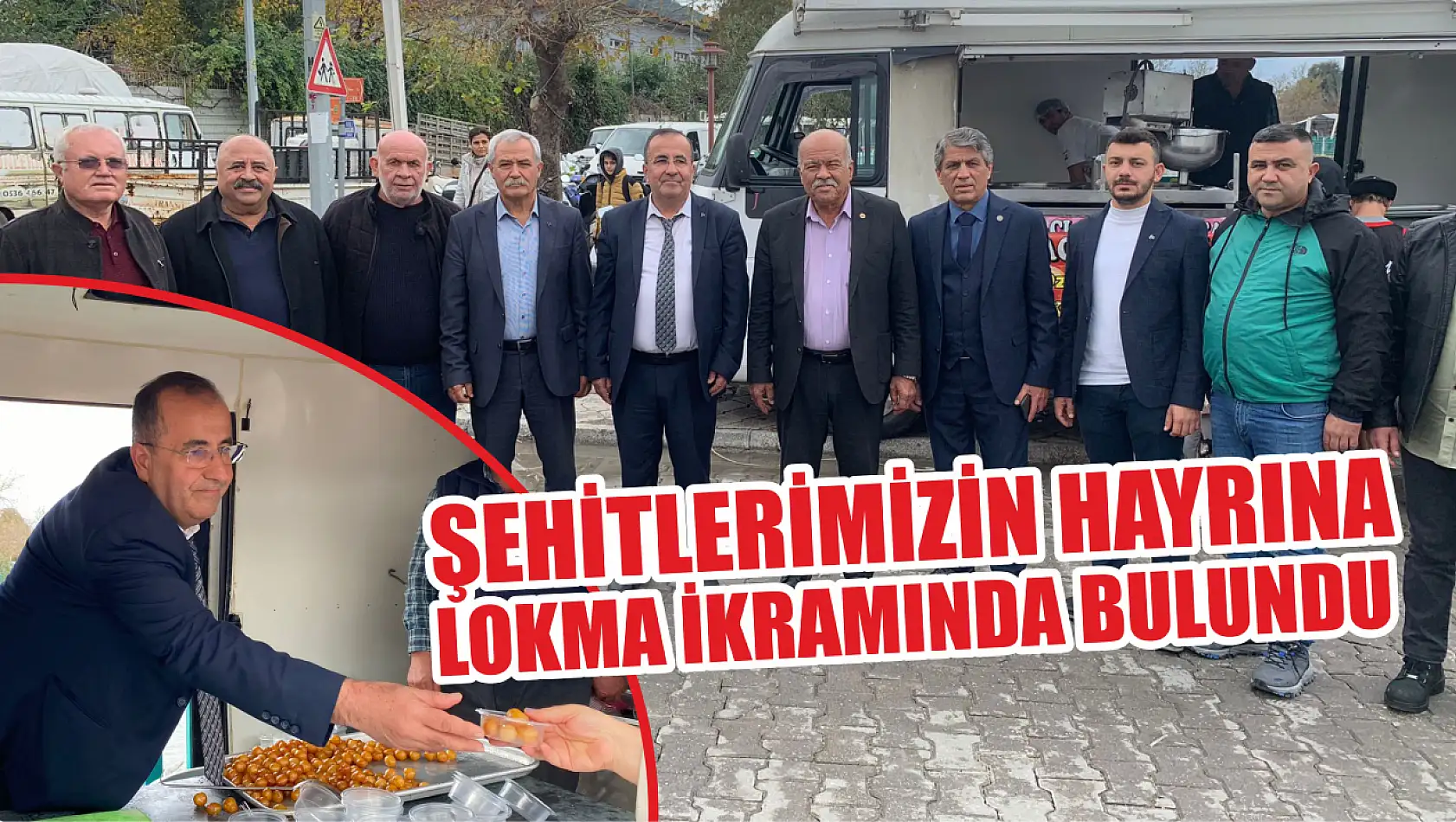 Şehitlerimizin hayrına lokma ikramında bulundu