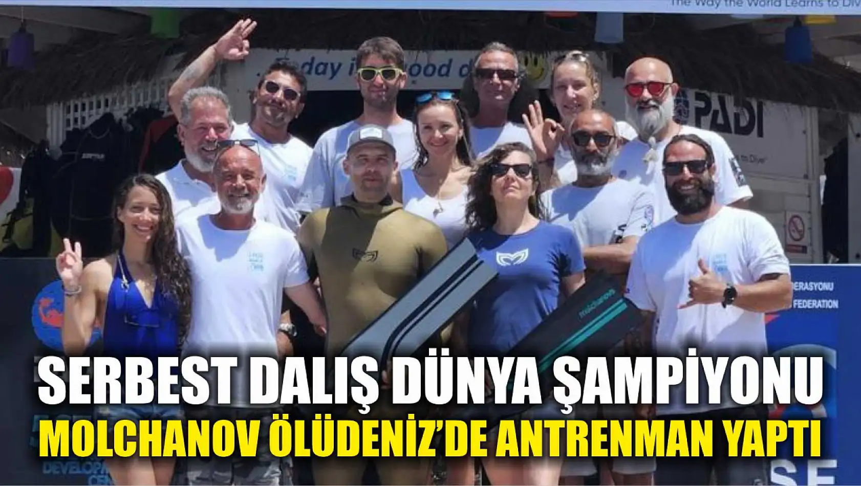 Serbest Dalış Dünya Şampiyonu Alexey Molchanov Ölüdeniz'de Antrenman Yaptı