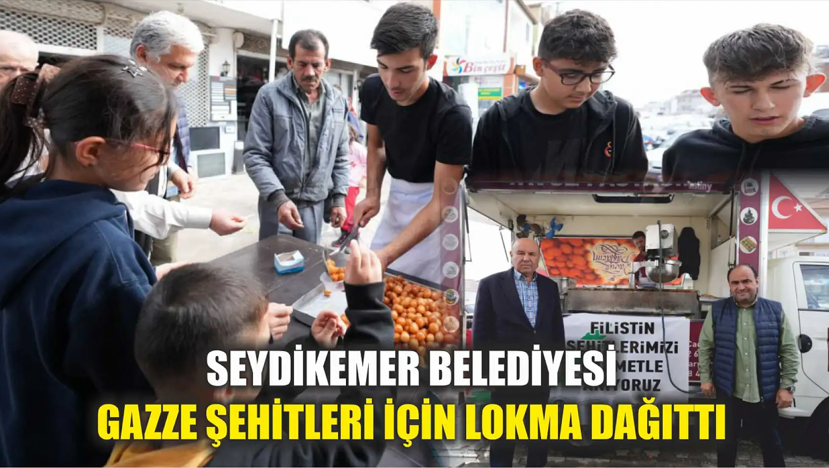 Seydikemer Belediyesi Gazze Şehitleri İçin Lokma Dağıttı