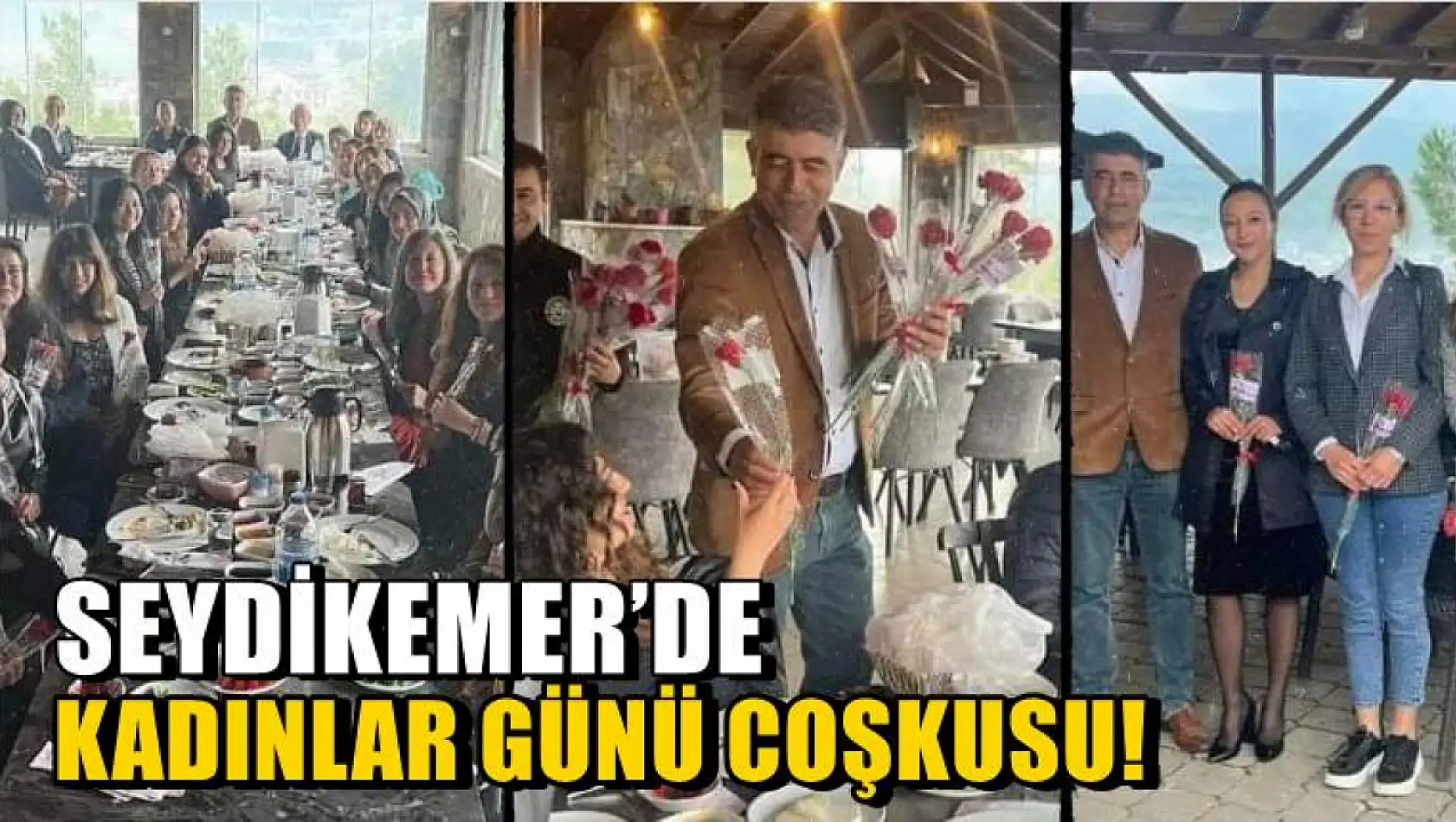 Seydikemer'de kadınlar günü coşkusu!