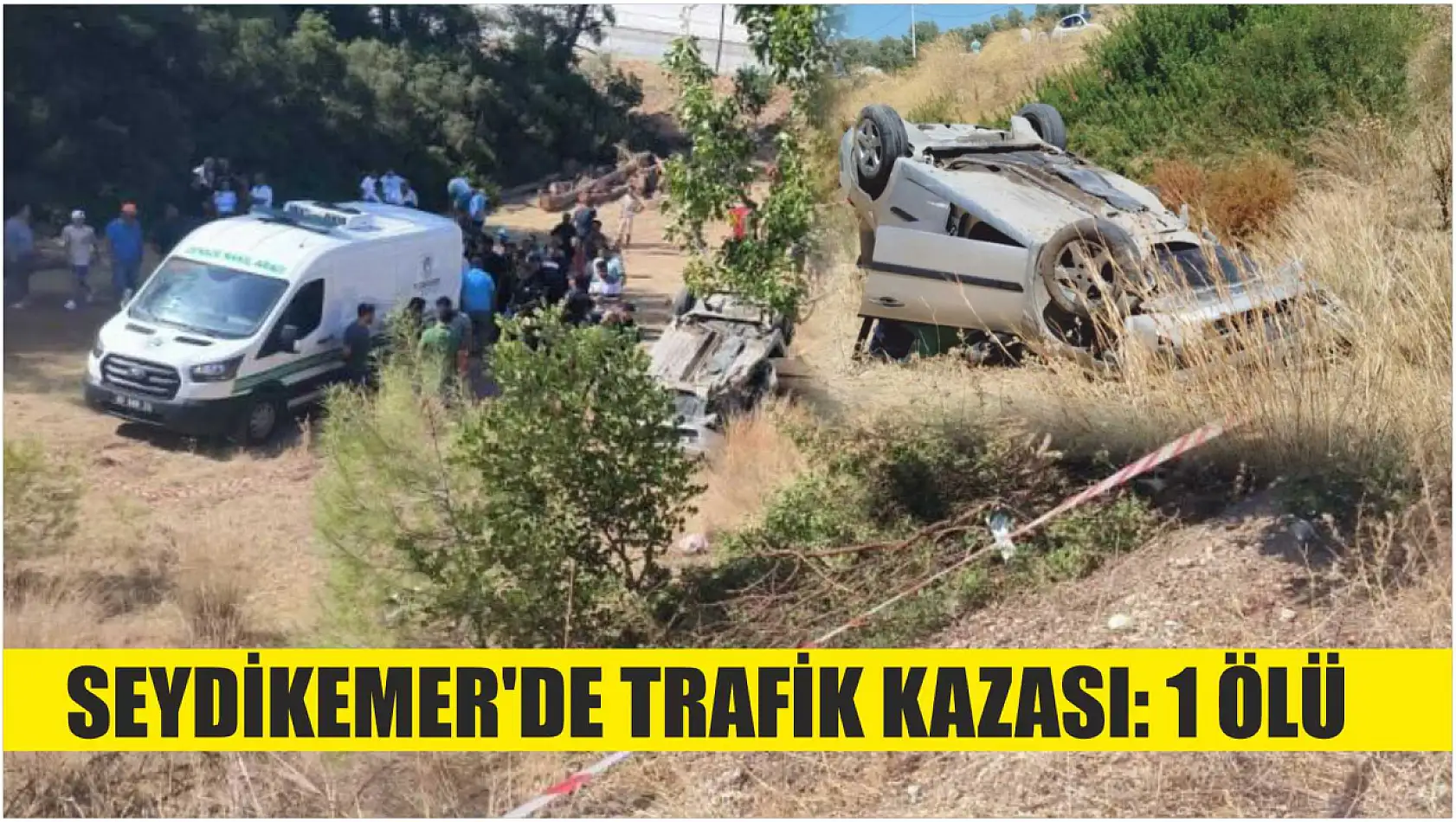 Seydikemer'de trafik kazası: 1 ölü