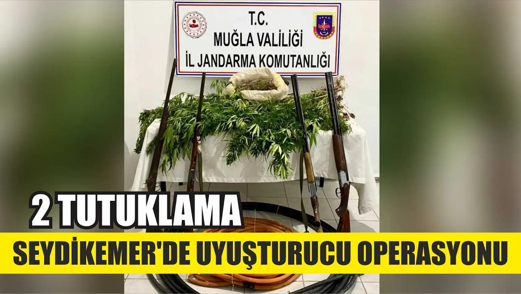 Seydikemer'de uyuşturucu operasyonu: 2 tutuklama