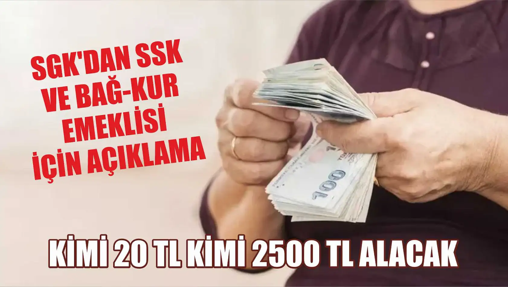 Emekli zam farkı ödemesi Çarşamba günü başlıyor