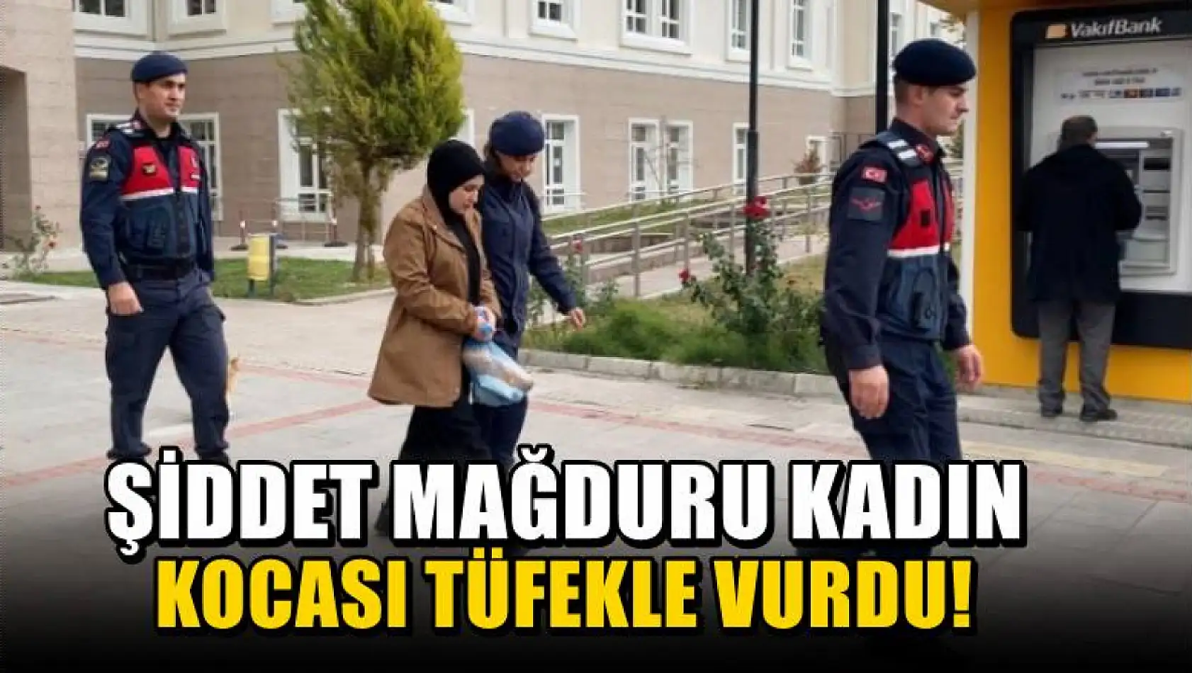 Şiddet mağduru kadın kocası tüfekle vurdu!