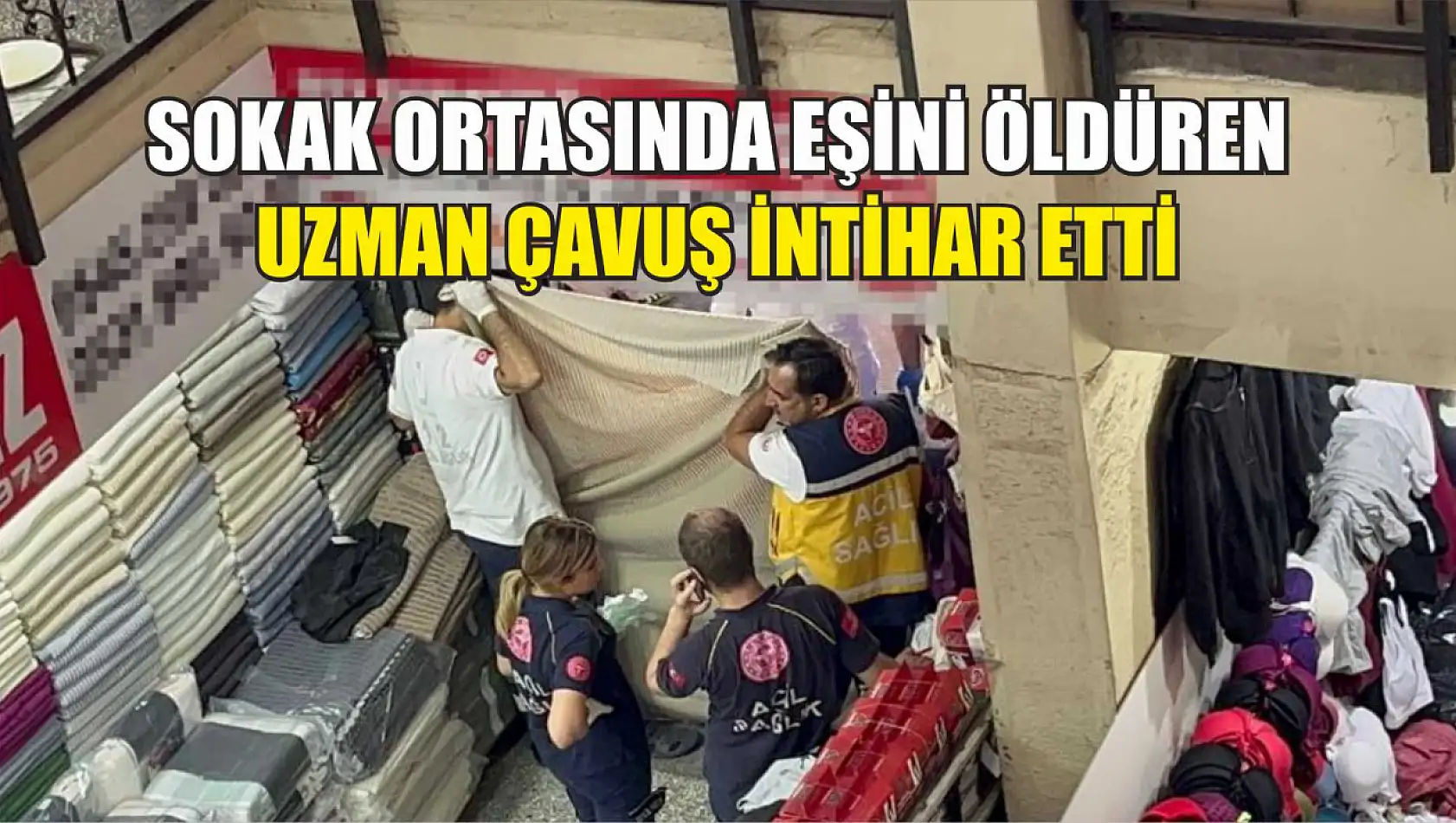 Sokak ortasında eşini öldüren uzman çavuş intihar etti