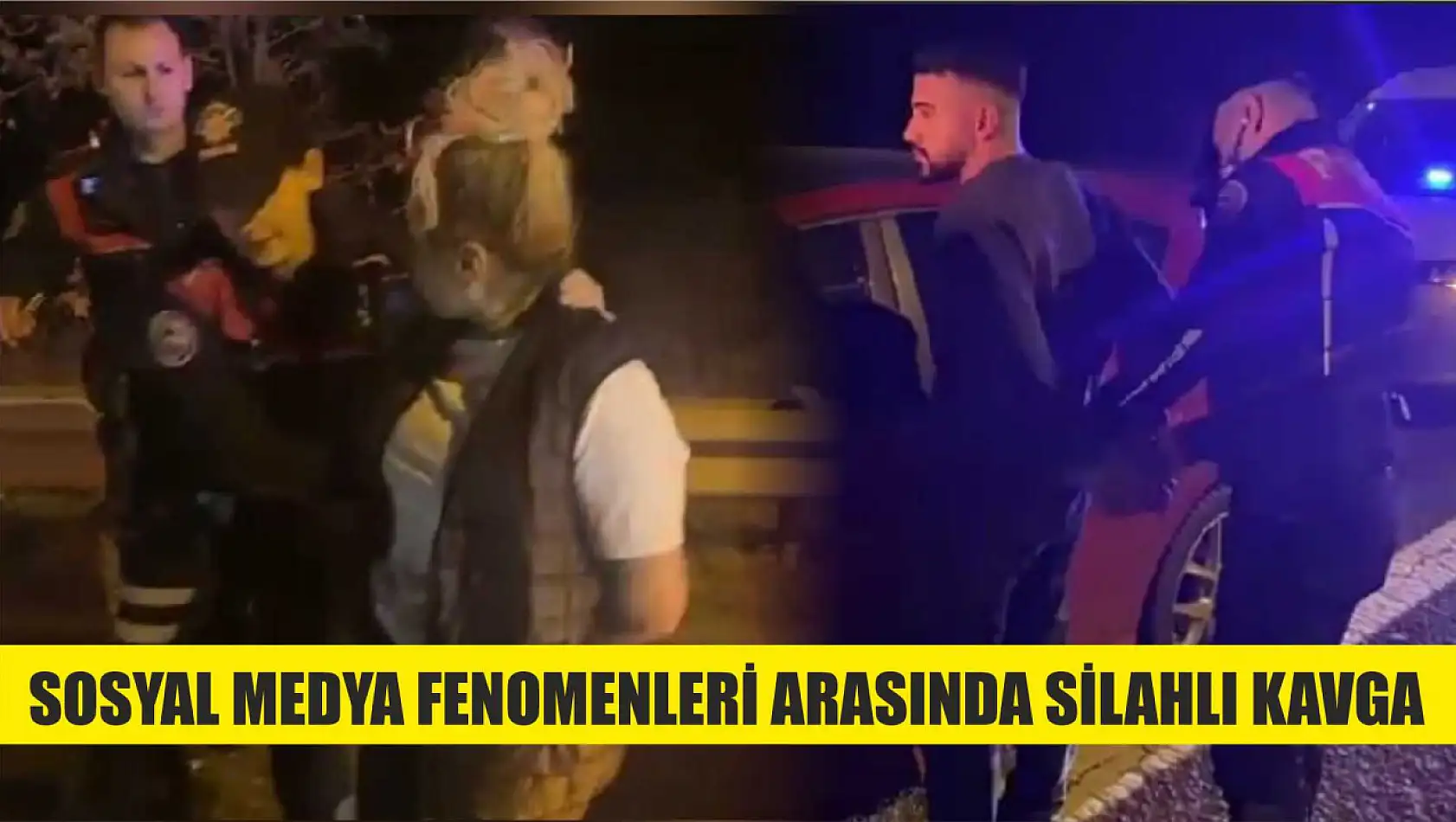 Sosyal medya fenomenleri arasında silahlı kavga