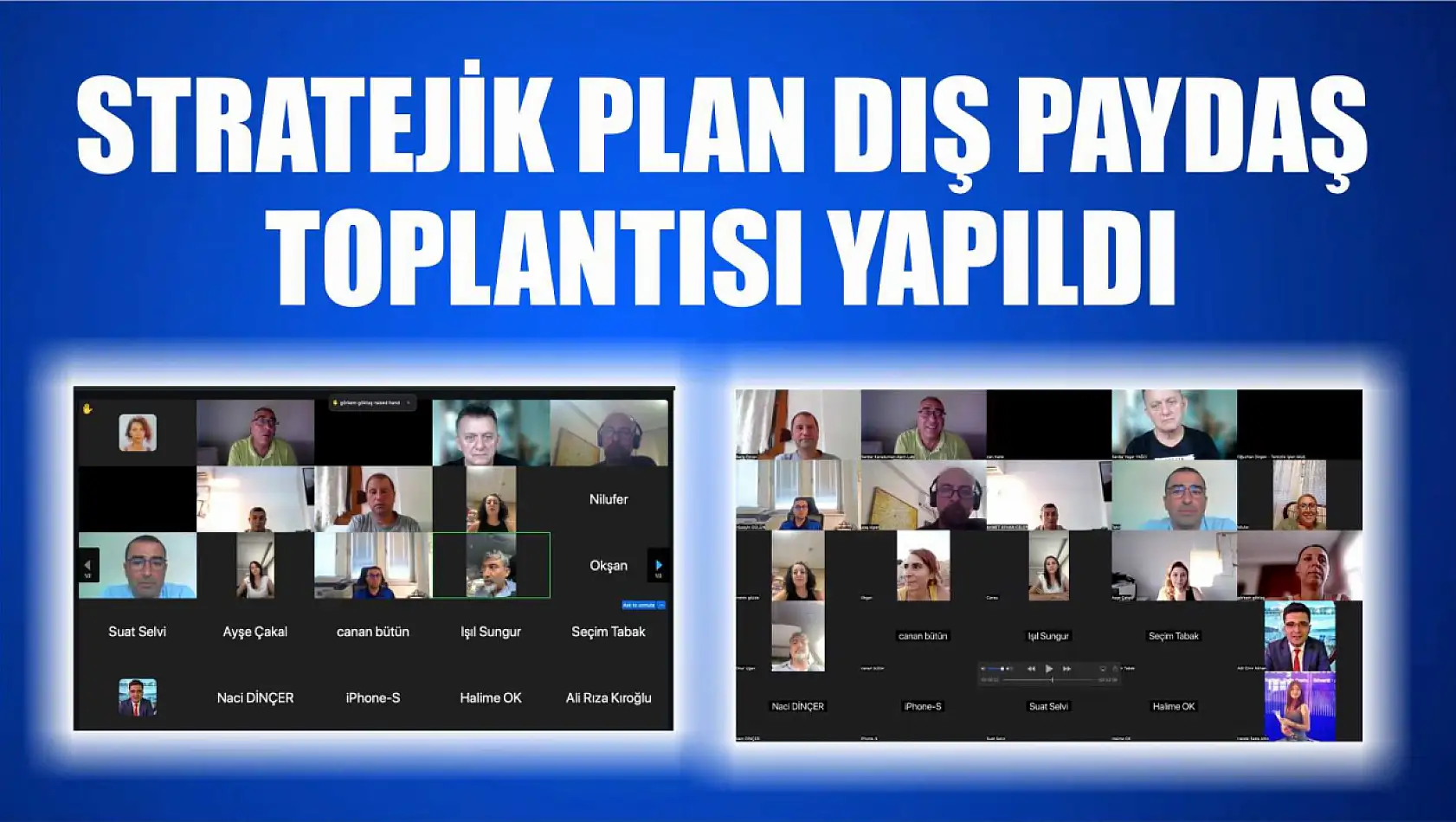 Stratejik Plan dış paydaş toplantısı yapıldı