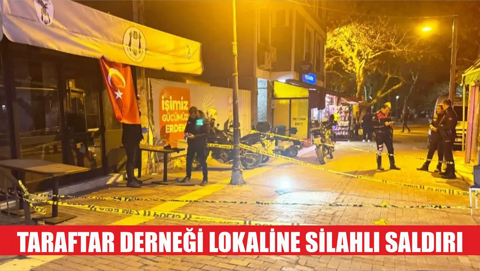 Taraftar derneği lokaline silahlı saldırı