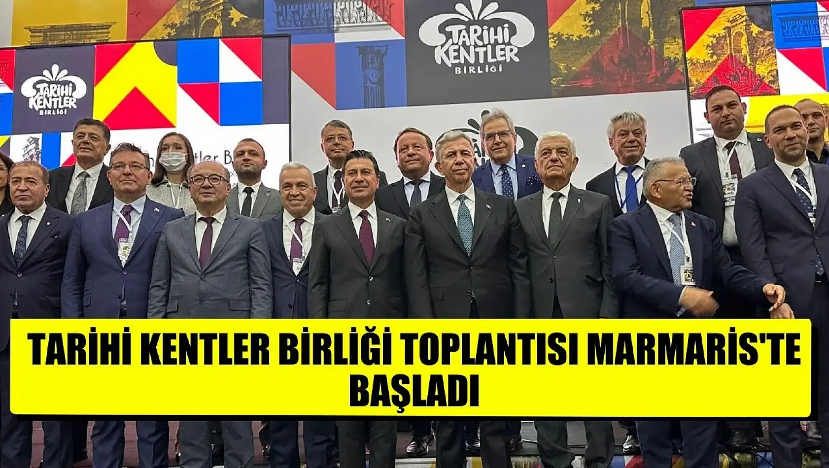 Tarihi Kentler Birliği toplantısı Marmaris'te başladı