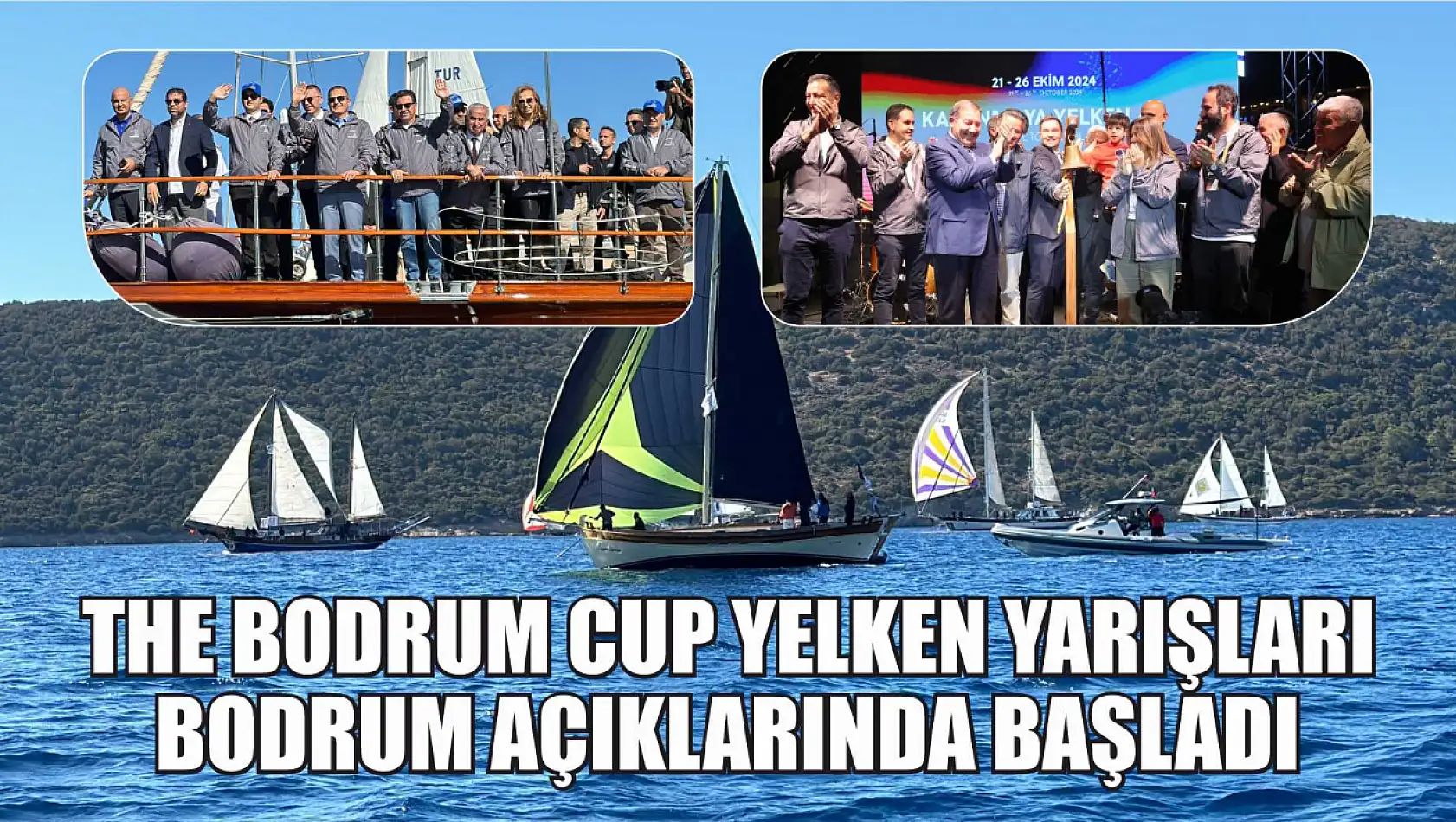 The Bodrum Cup Yelken Yarışları, Bodrum açıklarında başladı