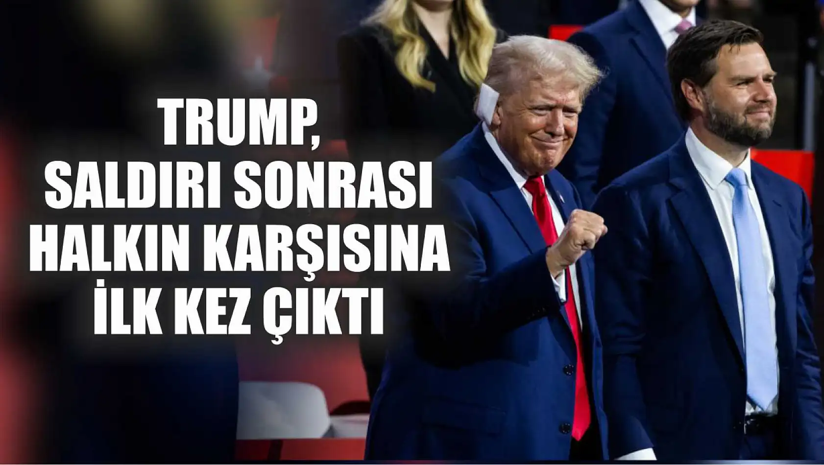 Trump, saldırı sonrası halkın karşısına ilk kez çıktı