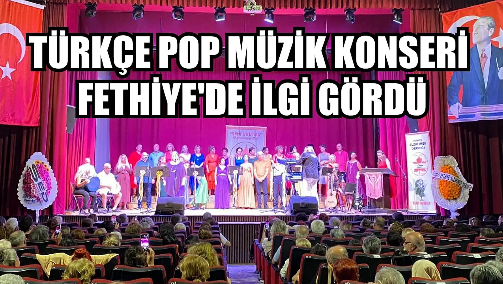 Türkçe Pop Müzik Konseri Fethiye'de ilgi gördü