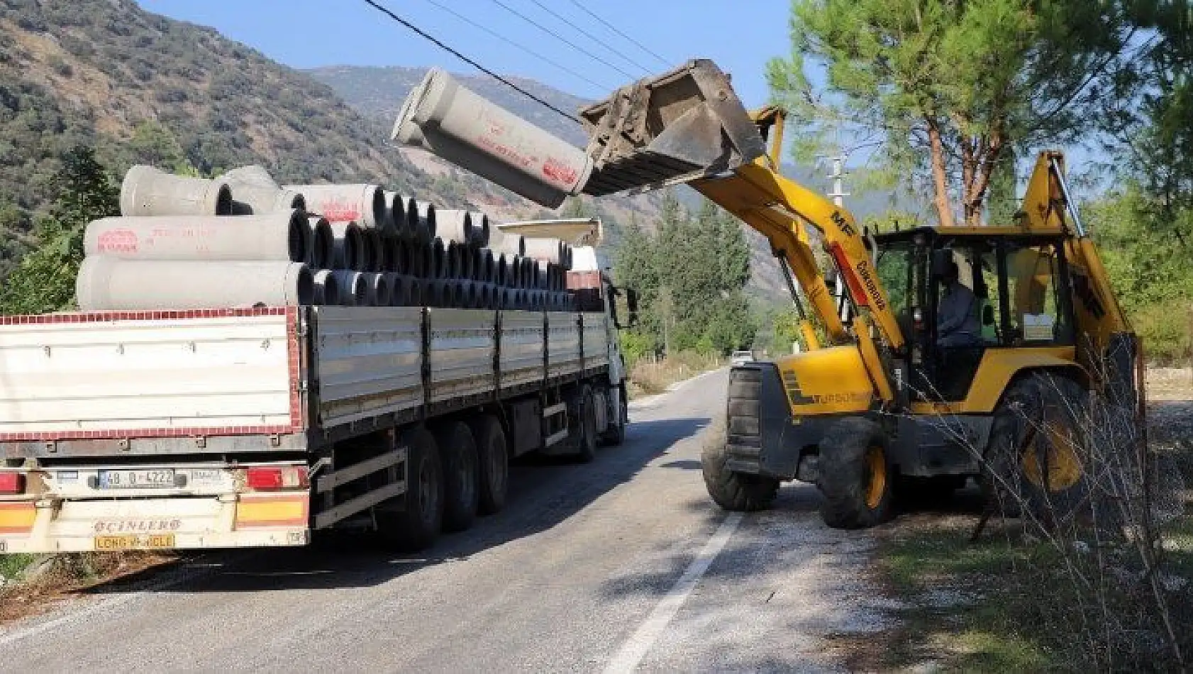 Ula'da kanalizasyon çalışmaları tamamlandı