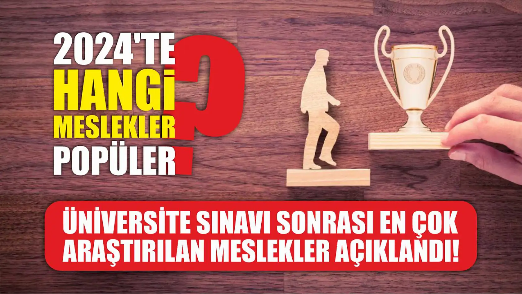 Üniversite Sınavı Sonrası En Çok Araştırılan Meslekler Açıklandı! 2024'te Hangi Meslekler Popüler?